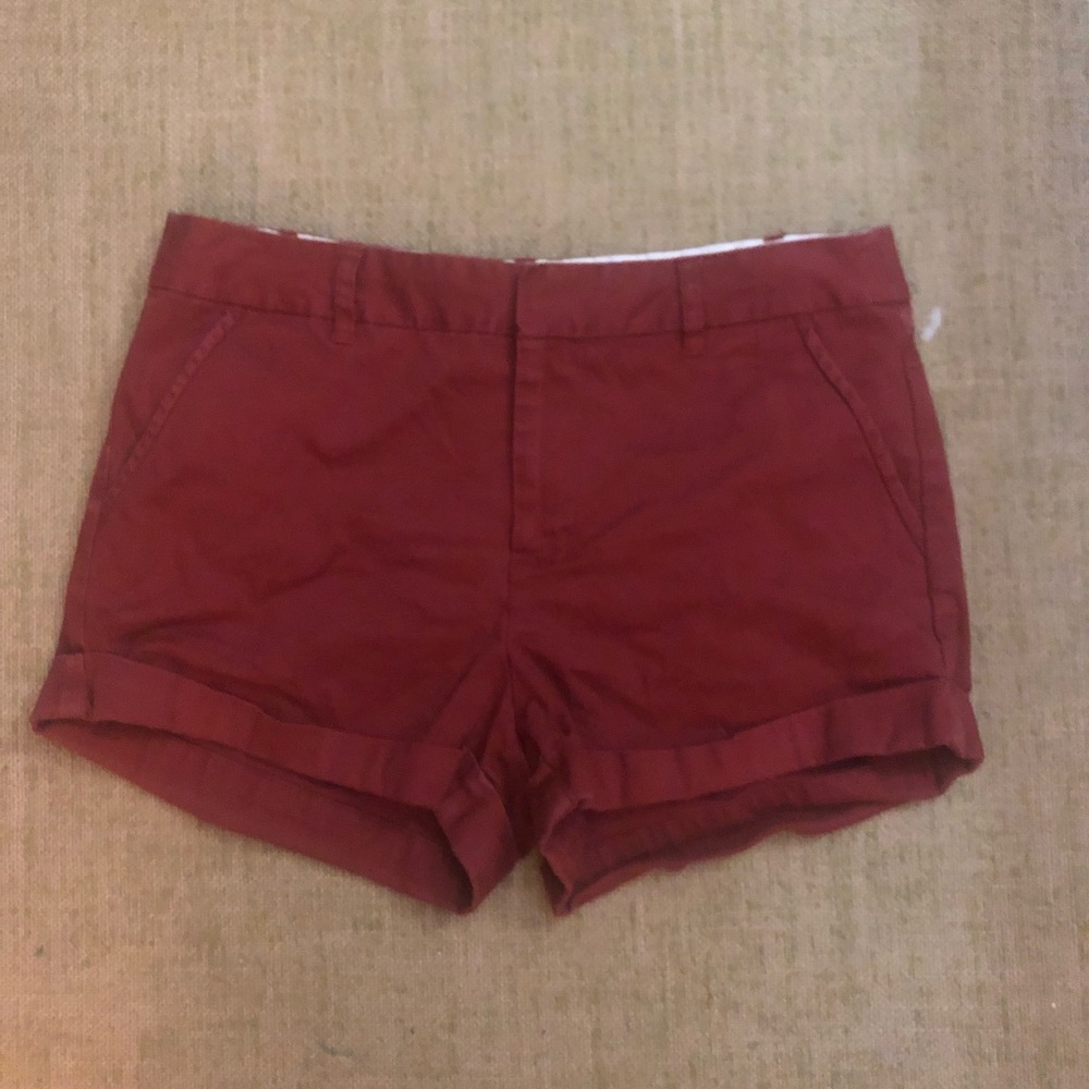 Forever 21 size 24 rusty red colored shorts